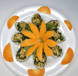 SÒ LÔNG NƯỚNG MỠ HÀNH