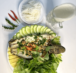 CÁ LÓC NƯỚNG TRUI