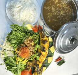 LẨU CÁ NƯỚNG CỦ NÉN