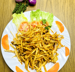 KHÔ MỰC XÉ KHOAI MÔN