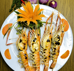 TÔM CÀNG NƯỚNG MỌI