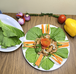 BÒ CUỘN CẢI XANH