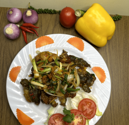 ẾCH CHIÊN MẮM ĐỂ DA