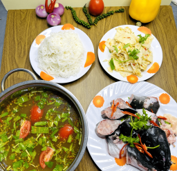 CÁ LĂNG NẤU MĂNG CHUA