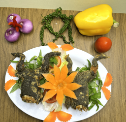 ẾCH CHIÊN GIÒN ĐỂ DA