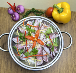 MỰC SỮA HẤP HÀNH GỪNG