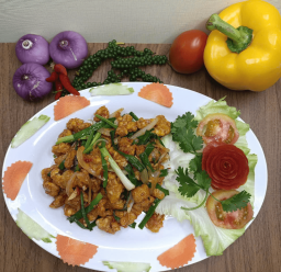 SỤN GÀ CHIÊN NƯỚC MẮM