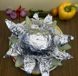 ĐẬU HỦ HẢI SẢN NƯỚNG GIẤY BẠC