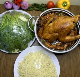 GÀ TA TIỀM ỚT HIỂM