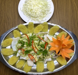 MỰC HẤP CHUỐI XANH