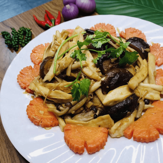 NẤM THẬP CẨM XÀO CHAY