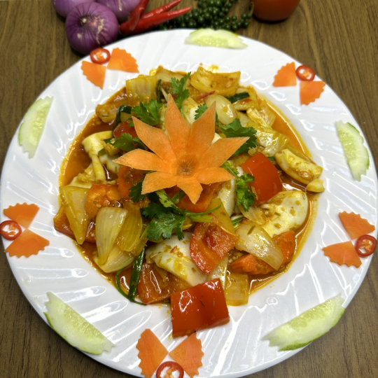 MỰC XÀO SATE