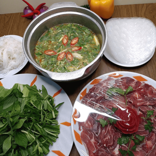 BẮP BÒ NHÚNG MẺ